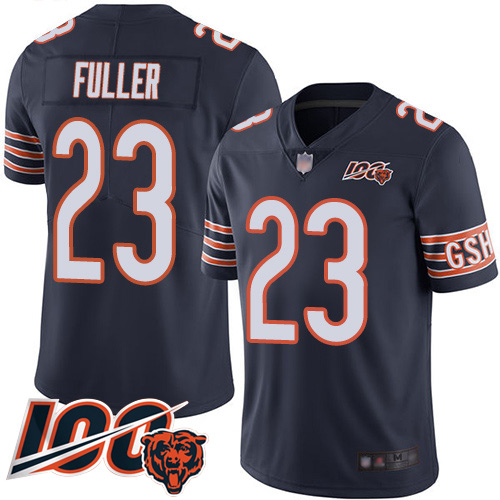 Chicago Bears Limited Navy Blue Men Kyle Fuller Home Jersey NFL Football #23 100th Season